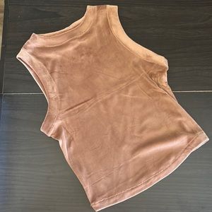 *NWT* SKIMS Sienna Velour Crop Tank